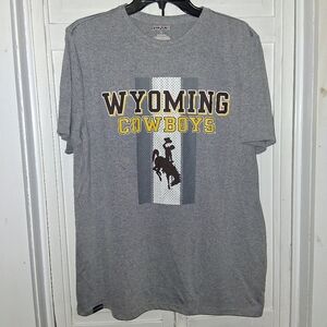 Jansport Gray Wyoming Cowboys Tee